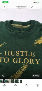 Your life is your signature. Key of Blessings™ “Hustle to Glory” Distressed Knit Sweater Men/Women