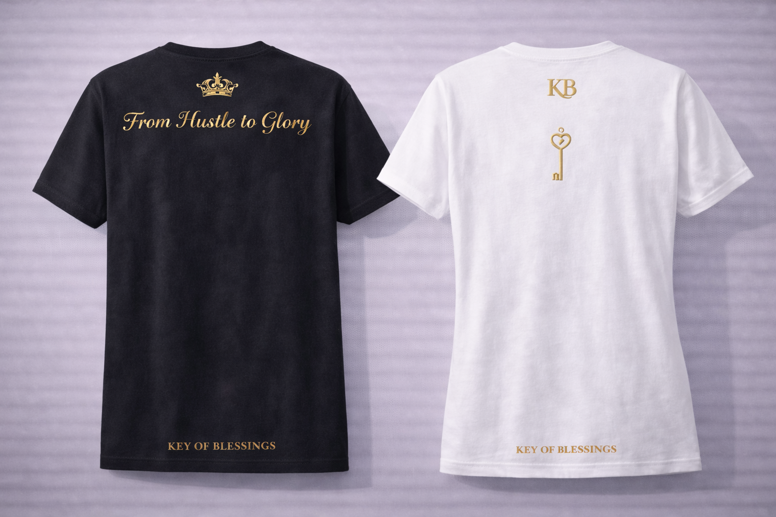 Key of Blessings™ Muse Tee — From Hustle to Glory