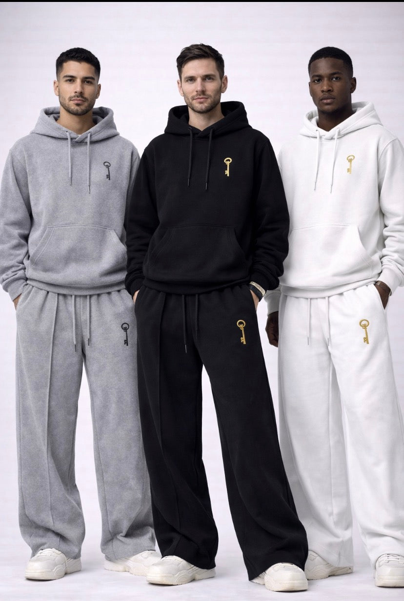 KEY OF BLESSINGS™ Signature Wide-Leg Hoodie Set