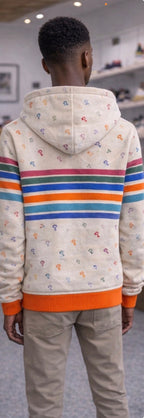 Your mind is your strongest tool. The KEY Riviera Multicolor Signature Zip Hoodie