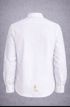 Your potential is waiting on your action. SIGNATURE KB OXFORD SHIRT (WHITE / GOLD EDITION) Men/Women