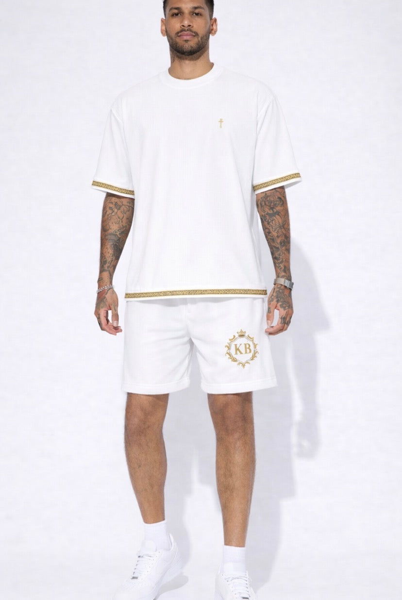 Distance brings clarity. Key of Blessings™ Ribbed Signature Short Set