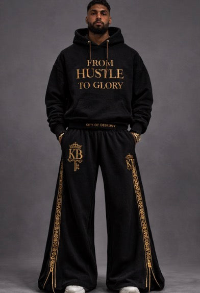 Influence through action, not words. Key of Blessings™ “From Hustle to Glory” Signature Sweatsuit Men/Women
