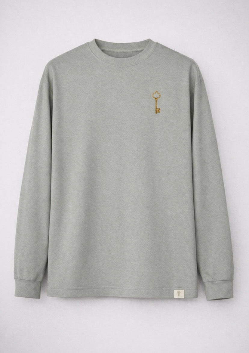 Alignment is your real advantage. Key of Blessings™ Long-Sleeve Signature Top – Sage