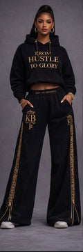 Influence through action, not words. Key of Blessings™ “From Hustle to Glory” Signature Sweatsuit Men/Women