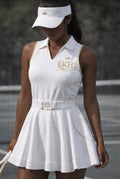 Commitment creates identity. KB Crowned Court Dress