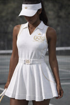 Commitment creates identity. KB Crowned Court Dress