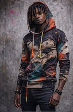 You attract what you embody. KB Distressed Spectrum Rope Hoodie – Limited Designer Edition