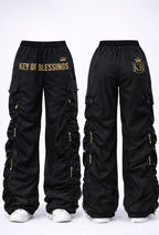 Make your existence count.
Key of Blessings™ Signature Ruched Cargo Pants Men/Women