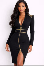 You were built to unlock more. THE CROWN & KEY STATEMENT DRESS**