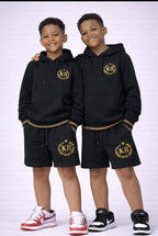 Every step has purpose. Key of Blessings™ Kids Signature Hoodie Short Set