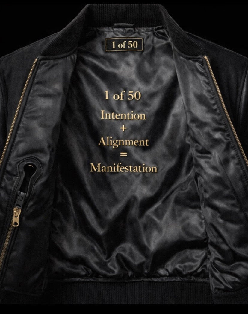 Your frequency is your fortune. The Manifestation Key Jacket signature piece 1-50 April 11:11 am Men/Women