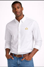Your potential is waiting on your action. SIGNATURE KB OXFORD SHIRT (WHITE / GOLD EDITION) Men/Women