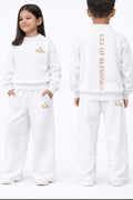 Discipline speaks louder than talent. Key of Blessings™ Kids Signature Crewneck Set Boys/Girls