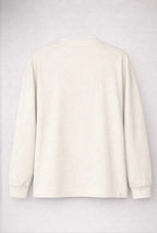 You feel it before you see it. Key of Blessings™ Long-Sleeve Signature Top – Ivory