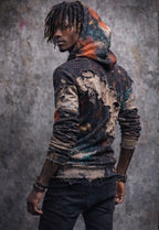You attract what you embody. KB Distressed Spectrum Rope Hoodie – Limited Designer Edition